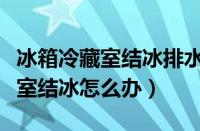 冰箱冷藏室结冰排水孔堵了怎么办（冰箱冷藏室结冰怎么办）