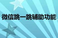 微信跳一跳辅助功能（微信跳一跳辅助线条）