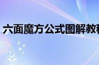 六面魔方公式图解教程（六面魔方公式图解）