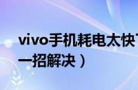 vivo手机耗电太快了怎么解决（手机耗电快一招解决）