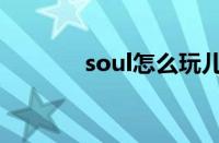 soul怎么玩儿（soul怎么玩）