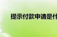 提示付款申请是什么意思（提示付款）