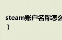 steam账户名称怎么填都不对（steam账户名）