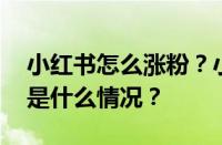 小红书怎么涨粉？小红书怎么上热门？ 目前是什么情况？