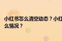 小红书怎么清空动态？小红书怎么一键清空消息？ 目前是什么情况？