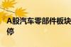 A股汽车零部件板块收跌1.79%，福达股份跌停