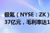 极氪（NYSE：ZK）2024年Q1实现营收147.37亿元，毛利率达14%