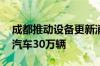 成都推动设备更新消费品换新 力争淘汰老旧汽车30万辆