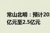 常山北明：预计2024年上半年净利润亏损2亿元至2.5亿元