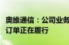 奥维通信：公司业务未涉及低空经济，有军工订单正在履行