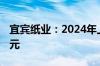 宜宾纸业：2024年上半年净利润-7885.74万元