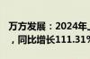 万方发展：2024年上半年净利润104.71万元，同比增长111.31%