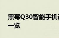 黑莓Q30智能手机评测：功能、性能与设计一览