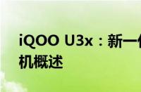 iQOO U3x：新一代性能实力担当的智能手机概述