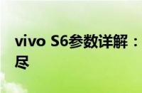 vivo S6参数详解：性能、设计与功能一网打尽